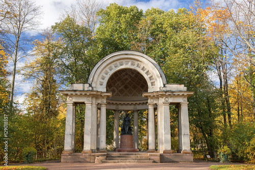 picturesque pavilions in Pavlovsk Park, Saint Petersburg