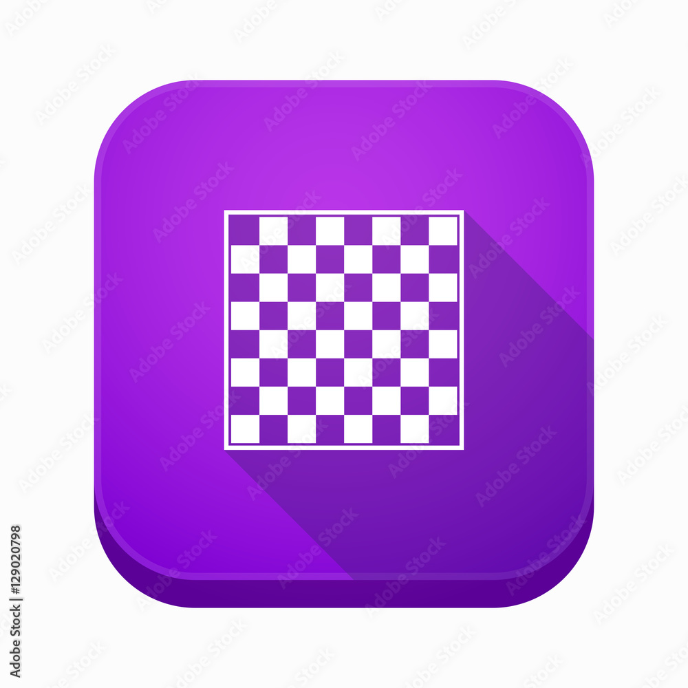 Isolated app button with a chess board Isolated app button with a chess board
