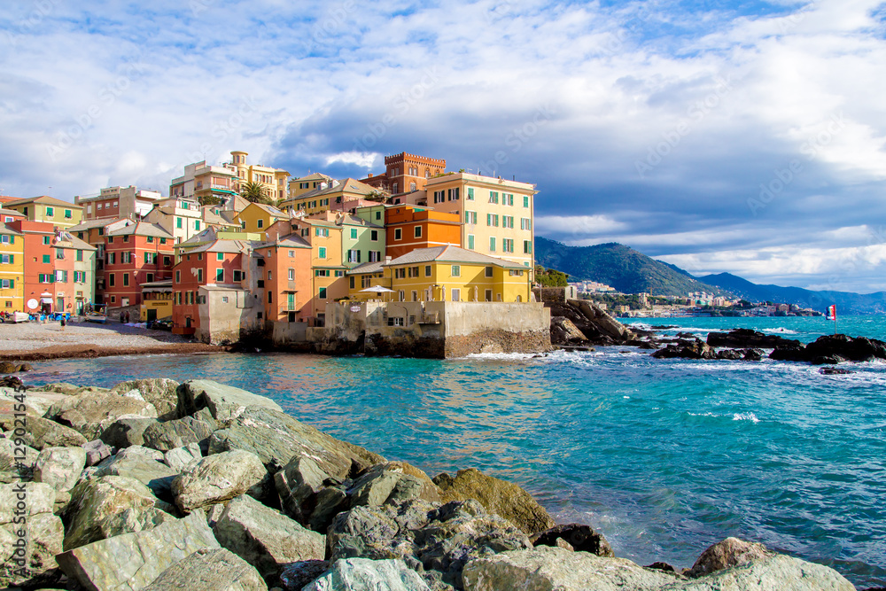 Boccadasse, a district of Genoa in Italy