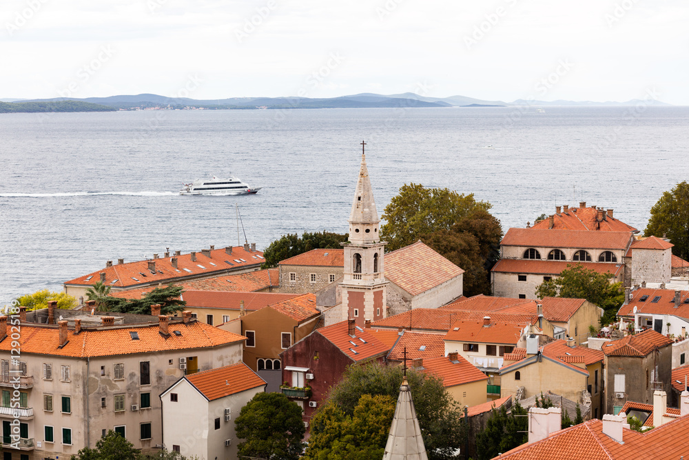 Parnoama der Altstadt von Zadar, Kroatien