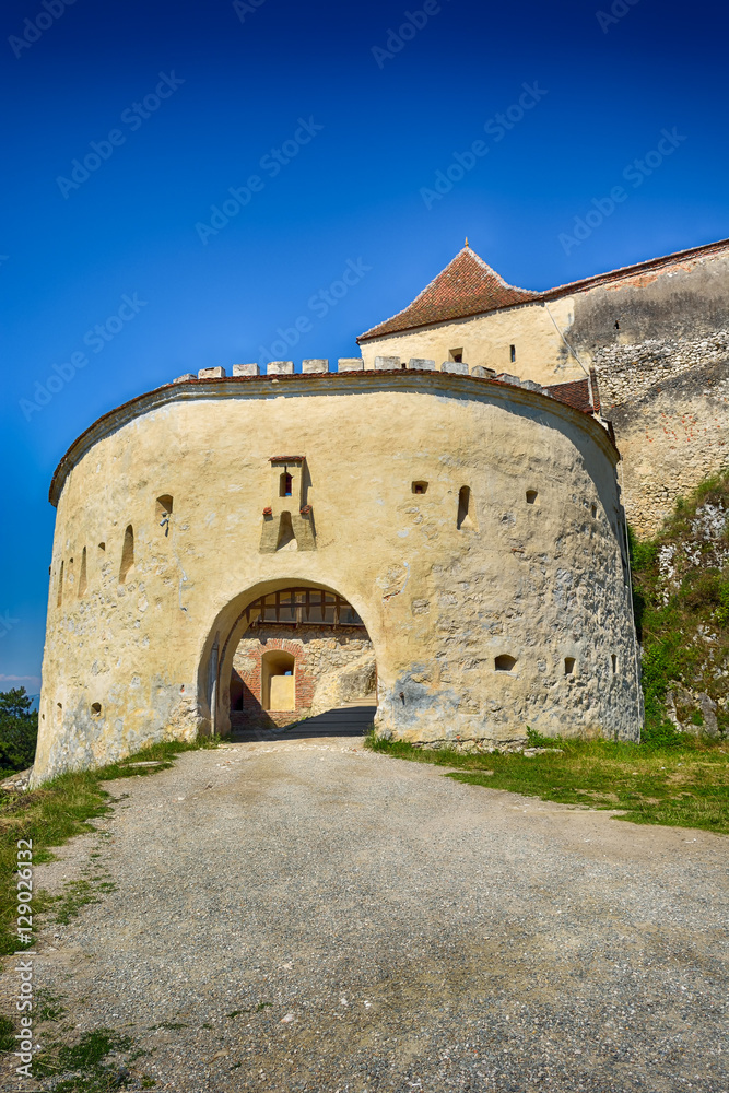 Rașnov Citadel (Romanian: Cetatea Râșnov, German: Rosenauer Burg) is a historic monument and landmark in Romania. It is situated in Râşnov, Brașov County, in the immediate vicinity of Brașov.