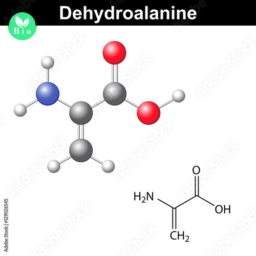 Dehydroalanine amino acid with atypical molecular structure