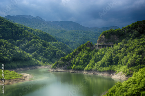 Siriu dam lake. Buzau Romania