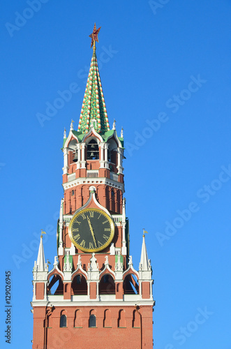 Спасская башня в Московском кремле