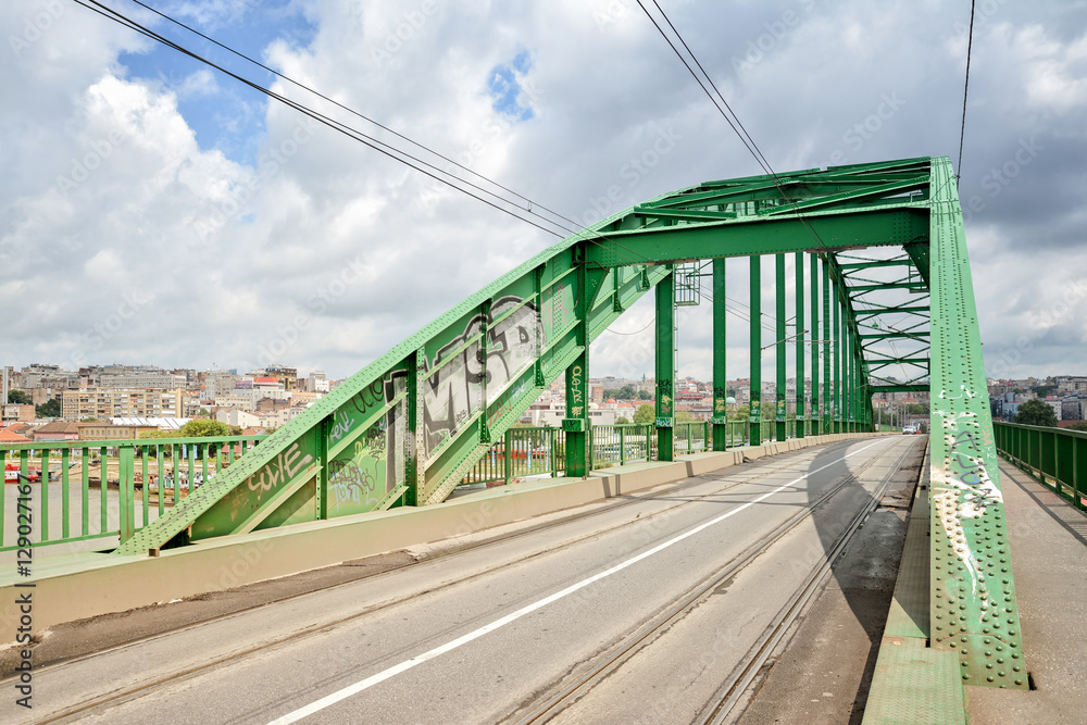 Fototapeta premium Old Sava Bridge, Belgrade, Serbia