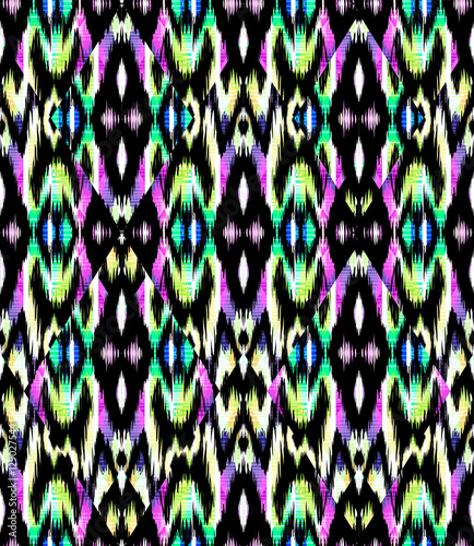 abstract kaleidoscope artistic print seamless background