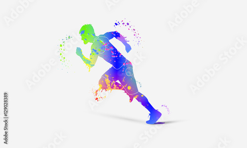 Colorful runner © JESTEBAN