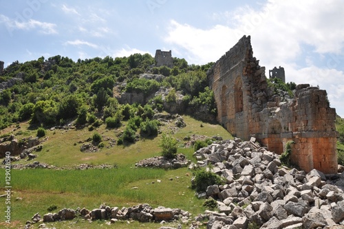 Ruins of ancient Olba in Turkey photo