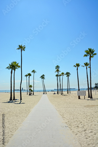 Long beach in California, USA © kalichka
