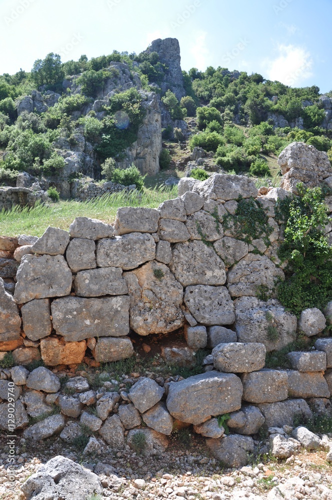 Ruins of ancient Olba in Turkey