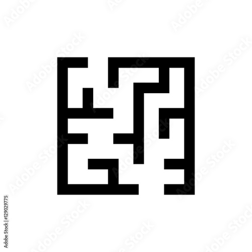 Maze Icon Flat