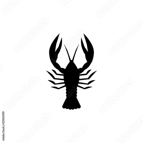 Lobster Icon Flat