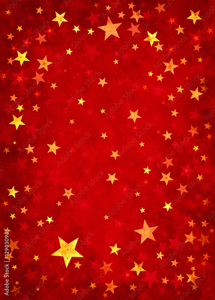 Stars on Red Background. Star shapes on a grungy red background. Stars on Red Background. Star shapes on a grungy red background.