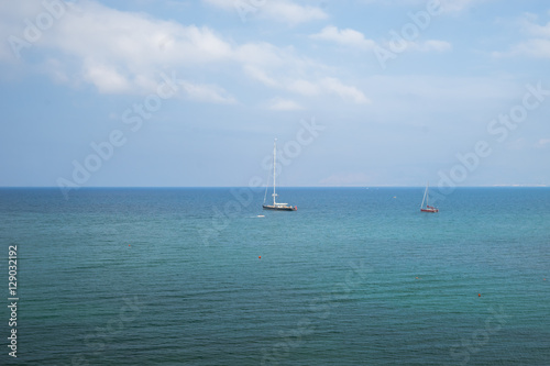 Sailing in the ocean