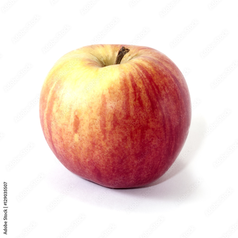 Apple on a white background Apple on a white background