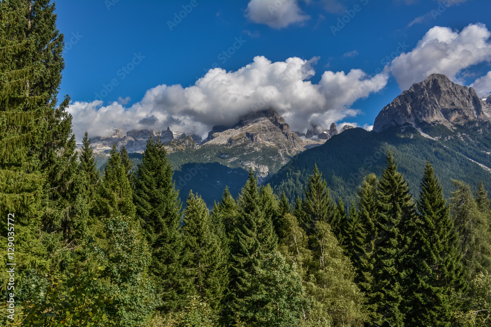 Beautiful landscape in the italian Alps, Italy