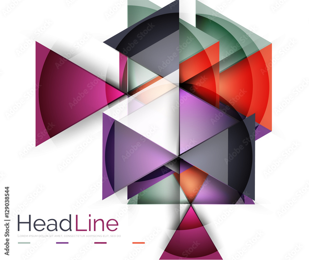 Triangle abstract background Triangle abstract background