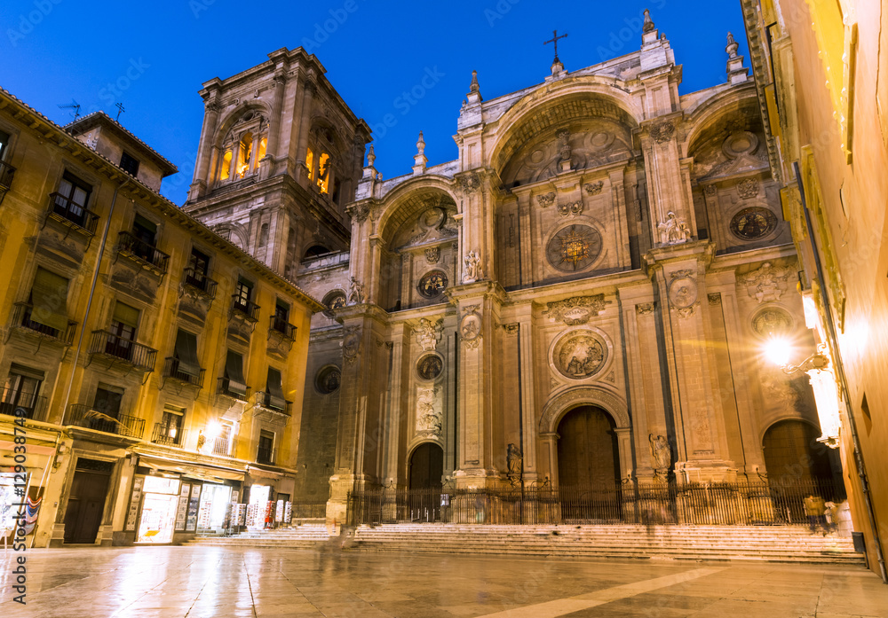 Cathedral of the Incarnation. Main facade, Spain