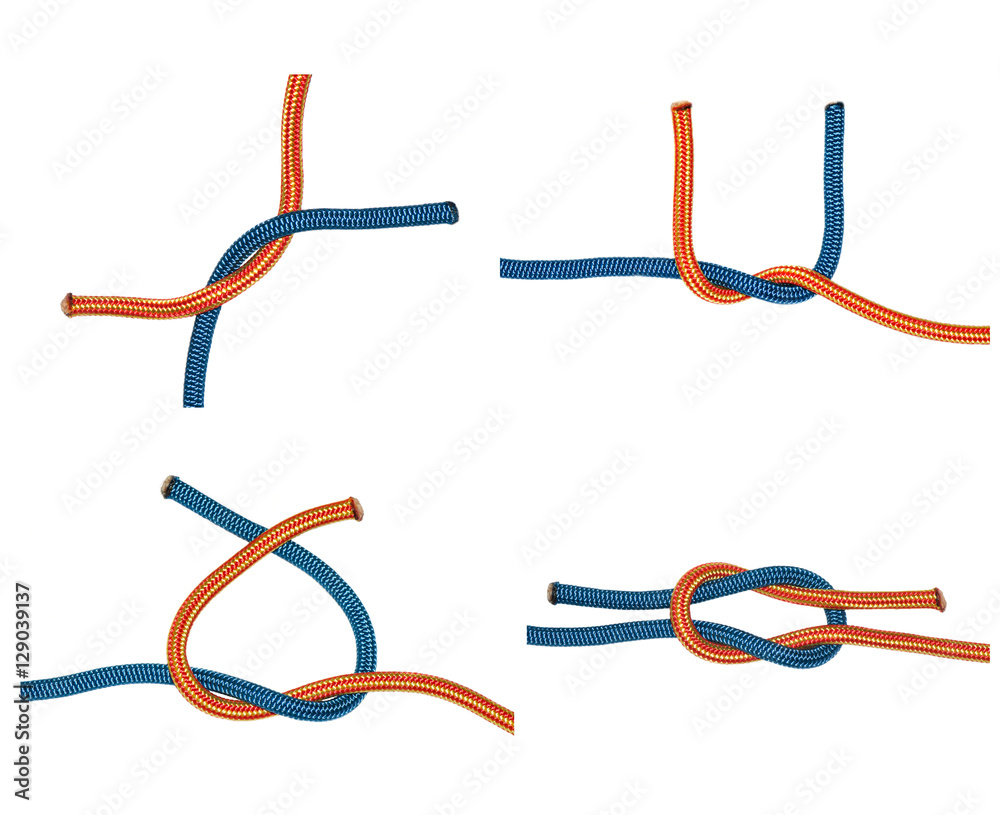 reef knot, knit scheme reef knot, knit scheme