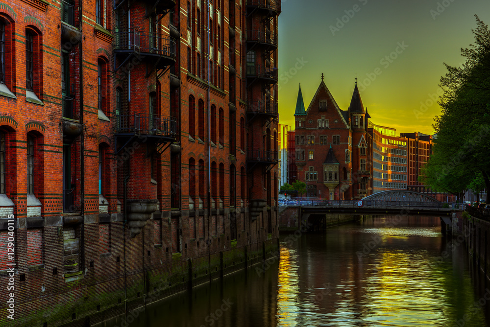 Old Speicherstadt in Hamburg