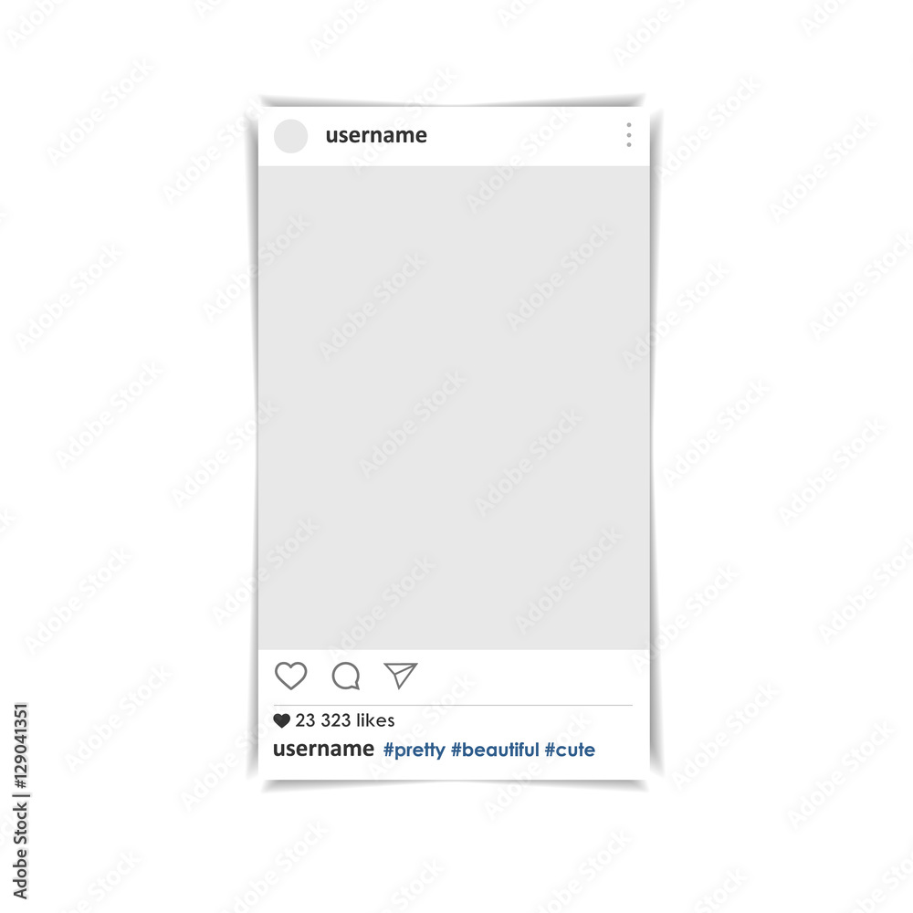 Photo frame vector illustration Photo frame vector illustration