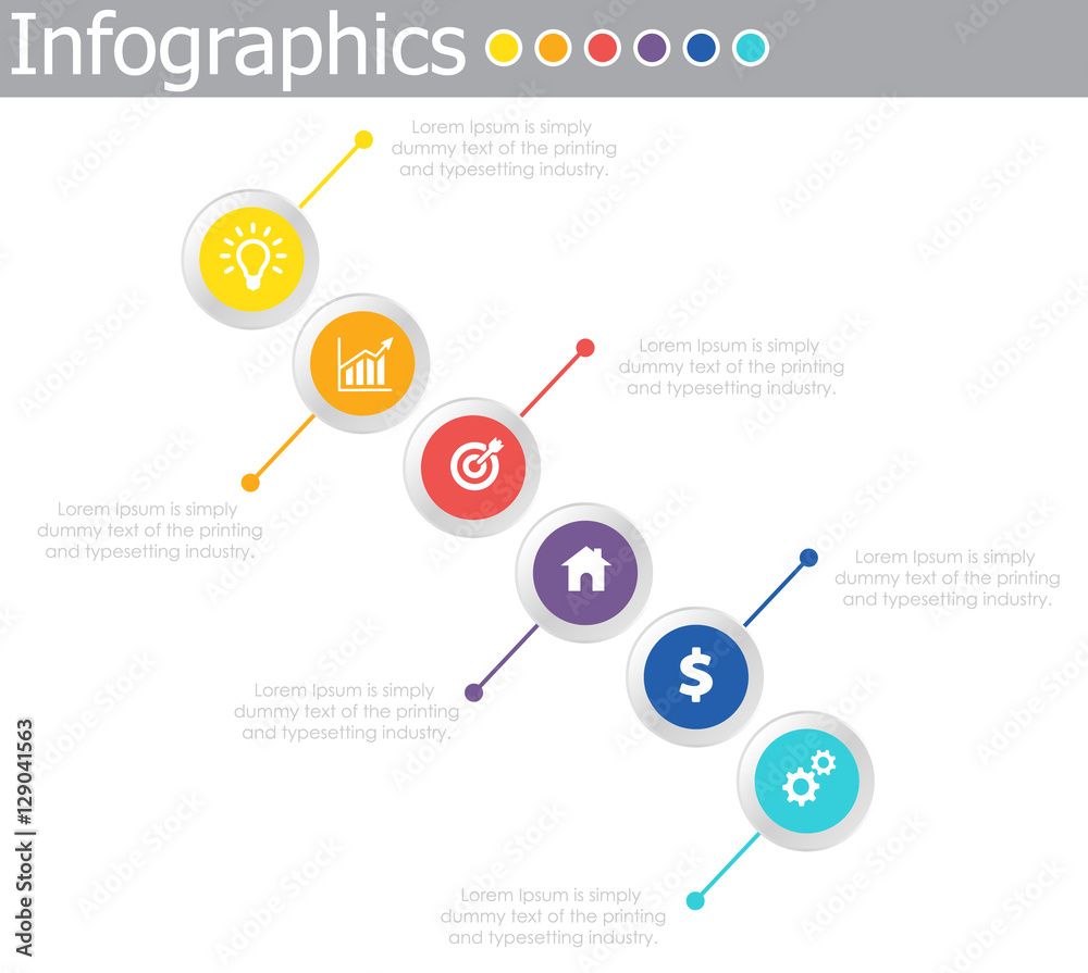 Vector illustration infographic options. Template for brochure, business, web design Vector illustration infographic options. Template for brochure, business, web design
