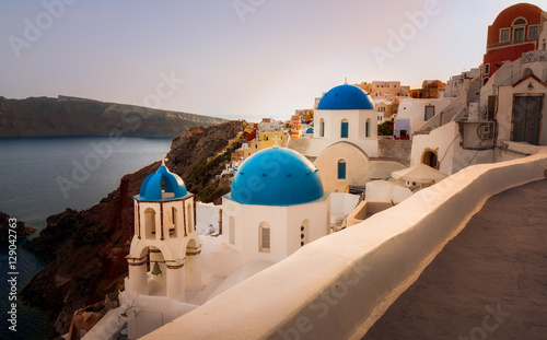 The Three Domes of Oia