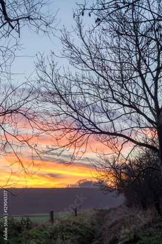 Sonnenuntergang im Laweketal