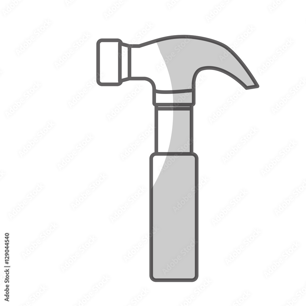 hammer tool icon image vector illustration design hammer tool icon image vector illustration design