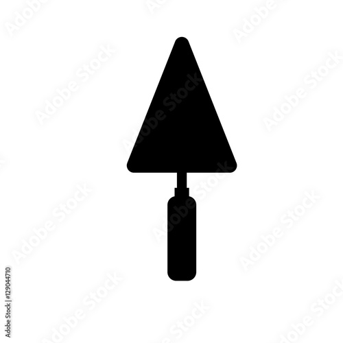 trowel tool icon image vector illustration design 