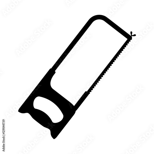 hacksaw tool icon image vector illustration design 