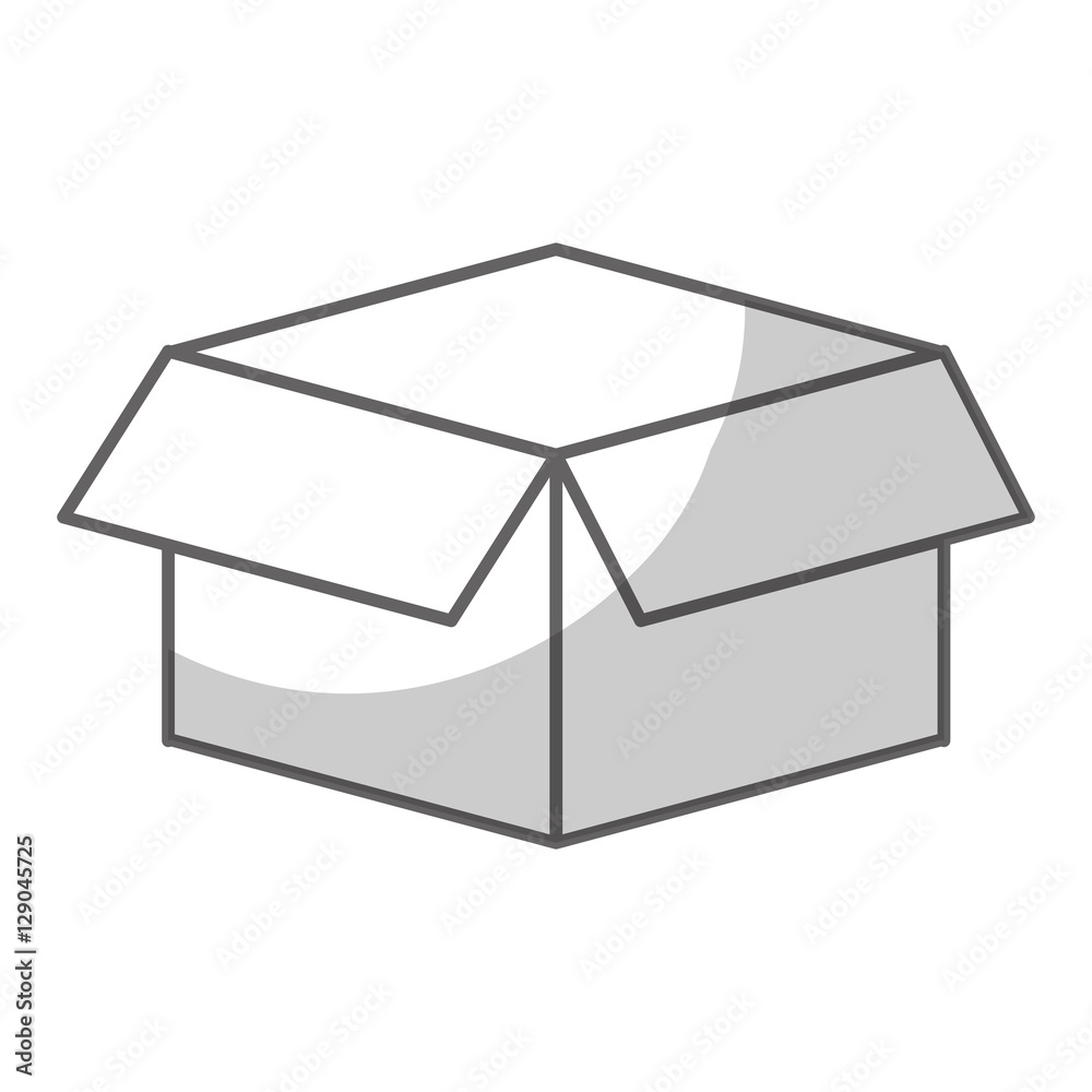 carton box icon over white background. vector illustration carton box icon over white background. vector illustration
