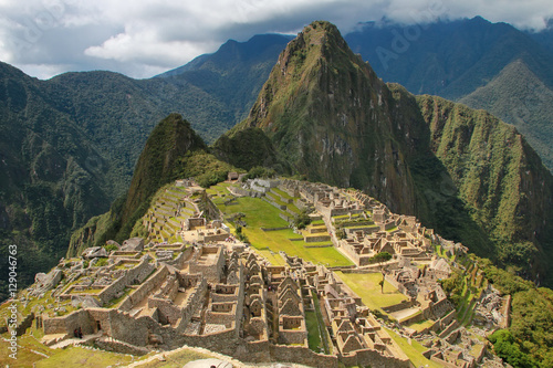 Inca citadel Machu Picchu in Peru