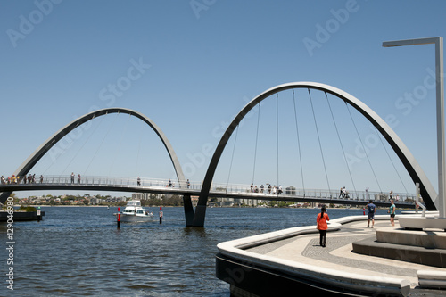 Obraz na płótnie Elizabeth Quay Bridge - Perth - Australia