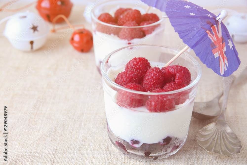 Australian day healthy pudding  breakfast