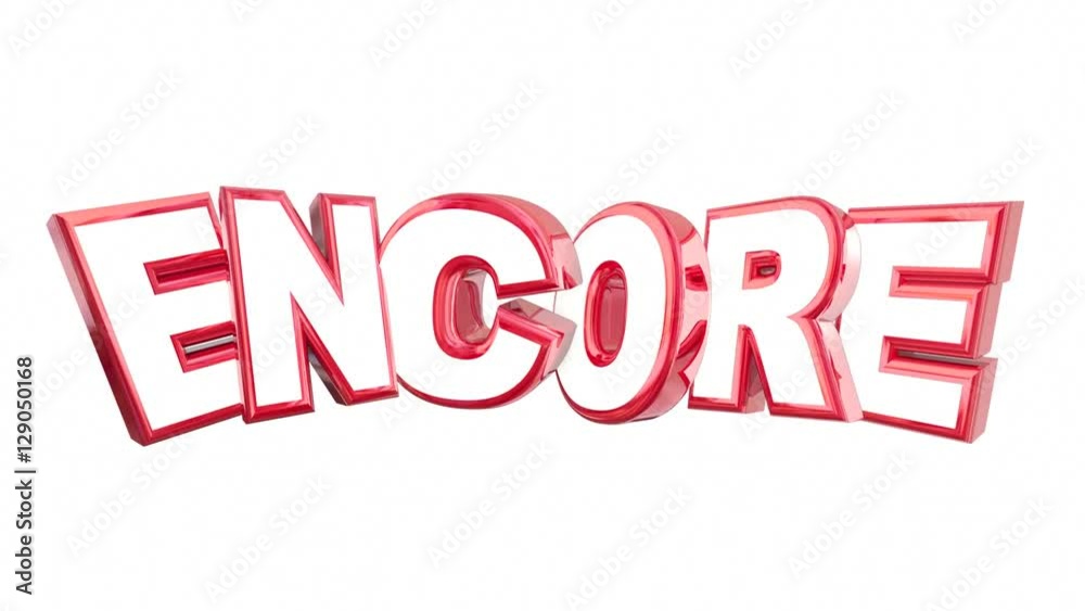 Encore Audience Demand More Satisfied Great Response 3d Animation Encore Audience Demand More Satisfied Great Response 3d Animation