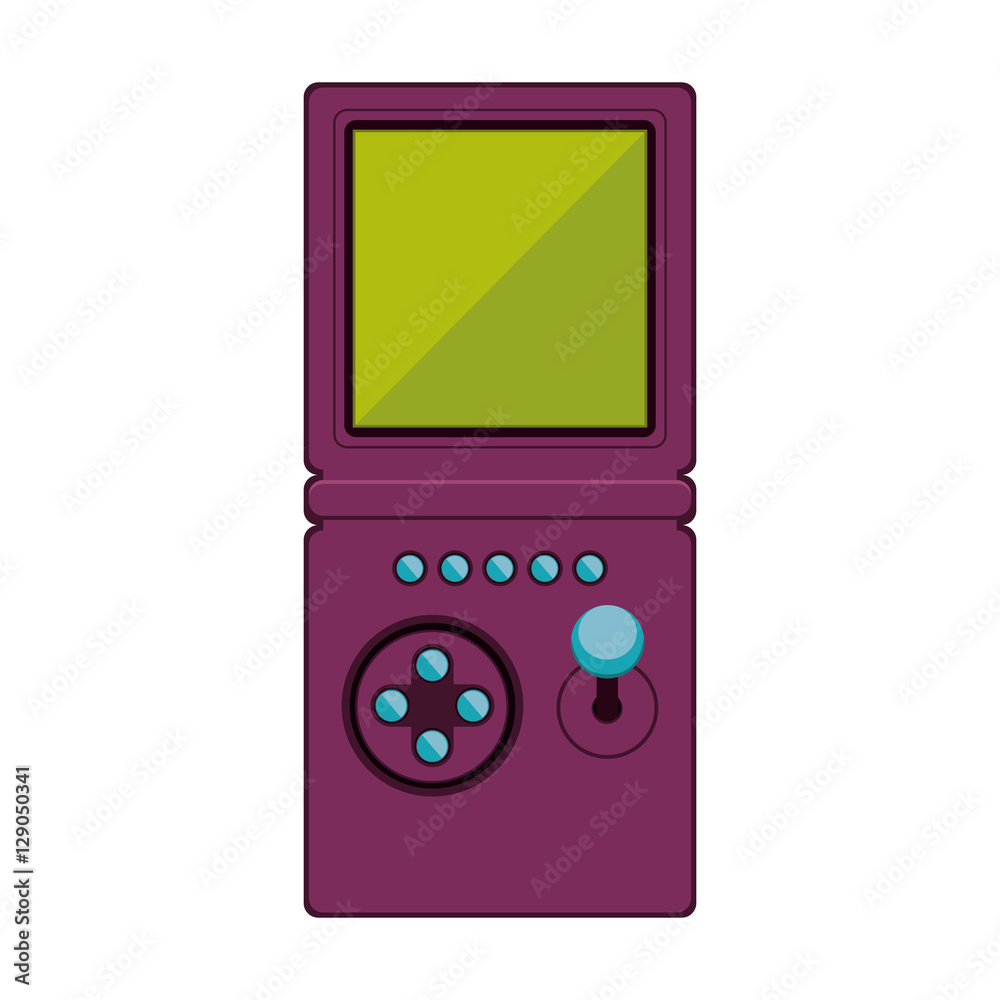 Videogame icon. Device gadget technology and electronic theme. Isolated design. Vector illustration Videogame icon. Device gadget technology and electronic theme. Isolated design. Vector illustration