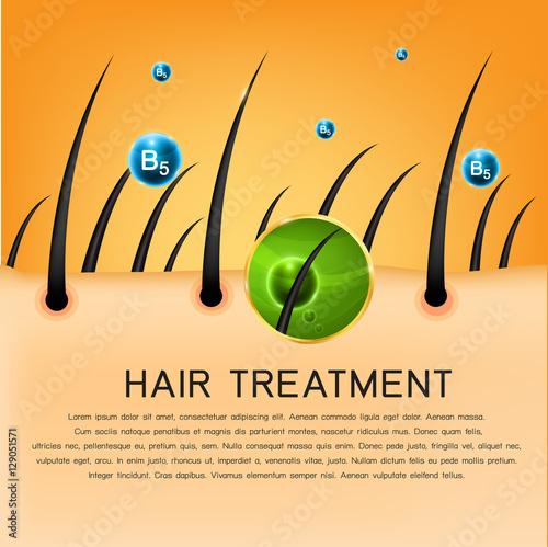 Active ingredient treatment deep into hair and scalp.