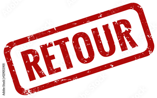 Retour Stempel rot 
