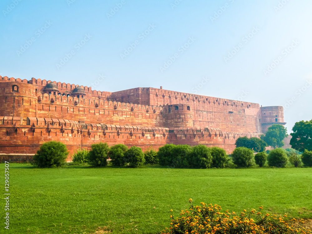 Agra Fort, Uttar Pradesh, India.