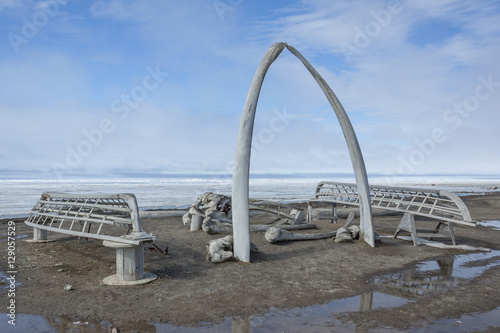 Whale Bone Arch in Barrow, Alaska Fototapeta