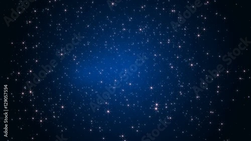 Christmas Sparkling Stars Animated Background