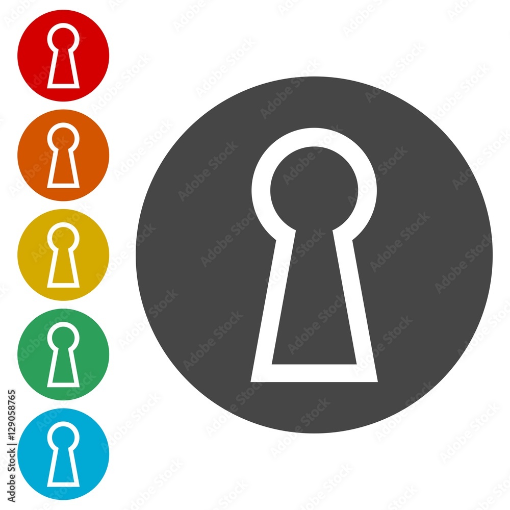Keyhole Icon Vector Keyhole Icon Vector