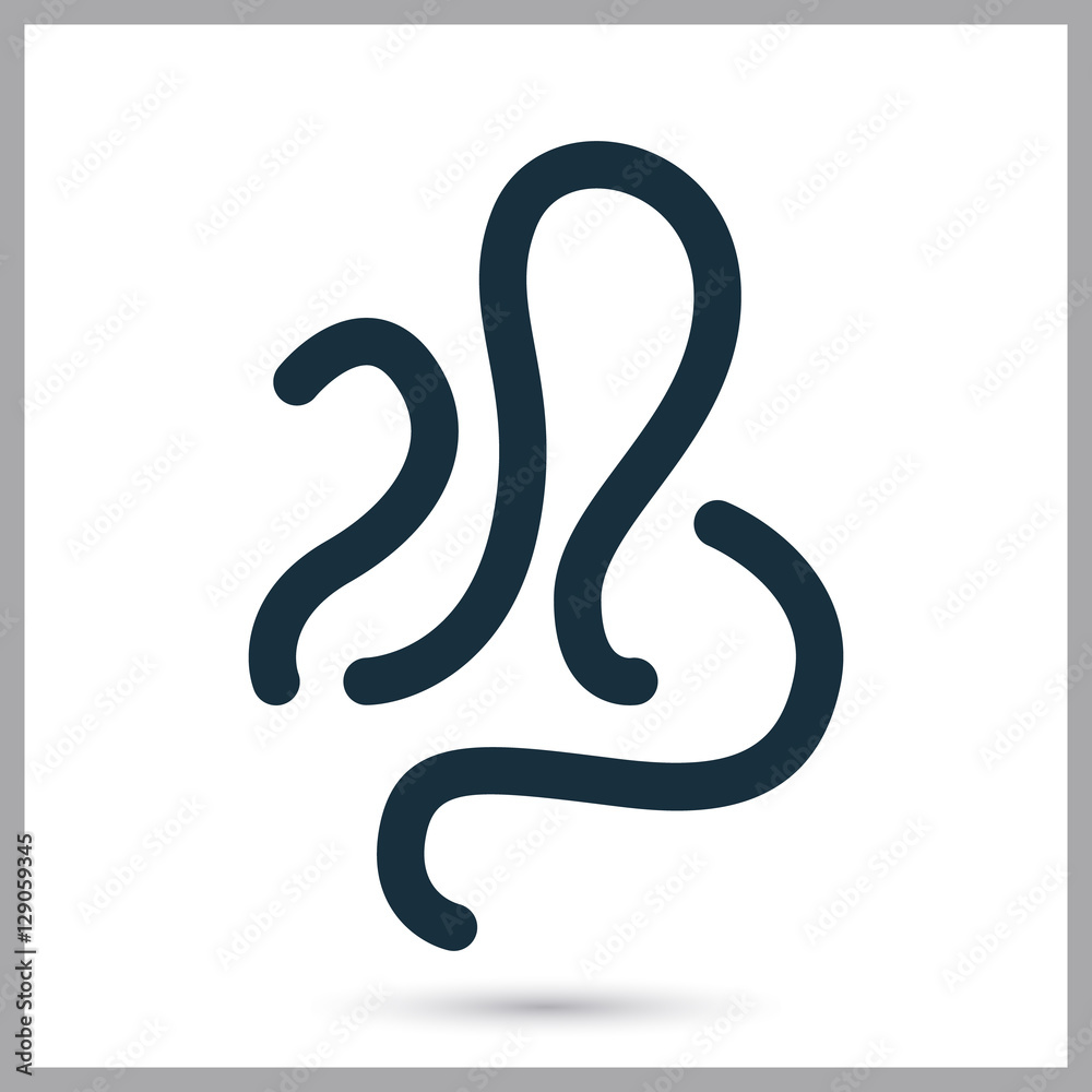 Naklejka premium Germ icon. Simple design for web and mobile