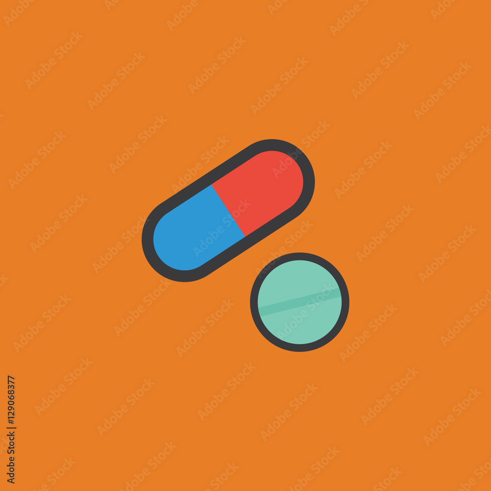 drug flat icon vector drug flat icon vector