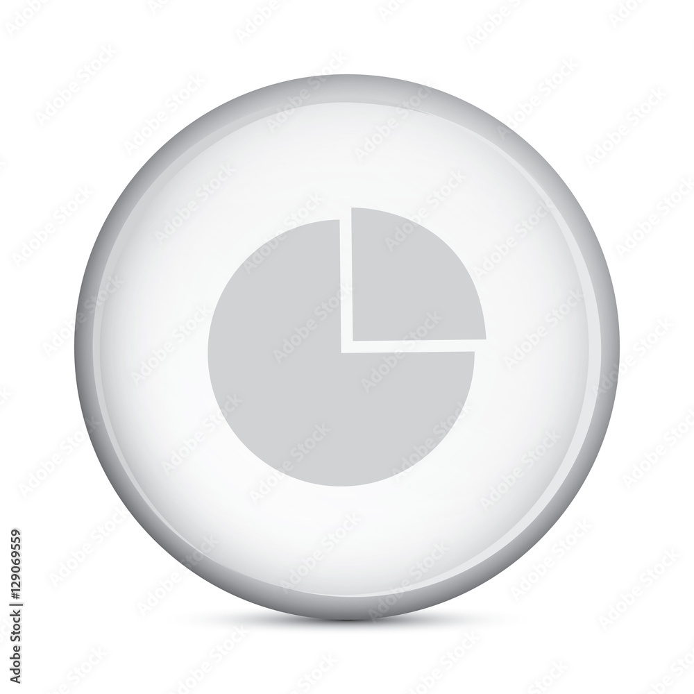 statistic flat icon vector