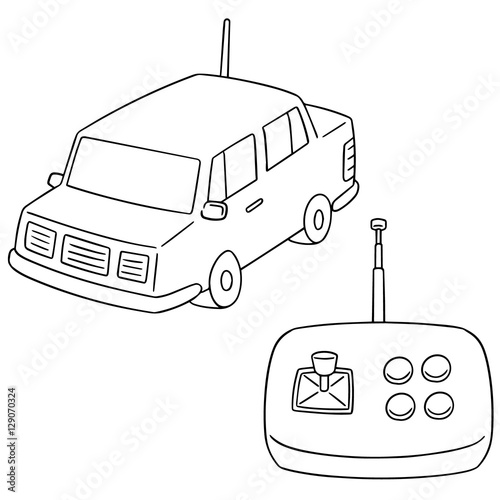 vector set of remote control car