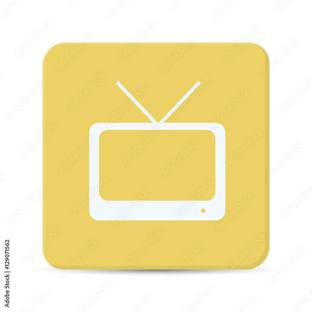 television flat icon vector television flat icon vector