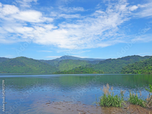 Reflective afternoon light at Reservoir