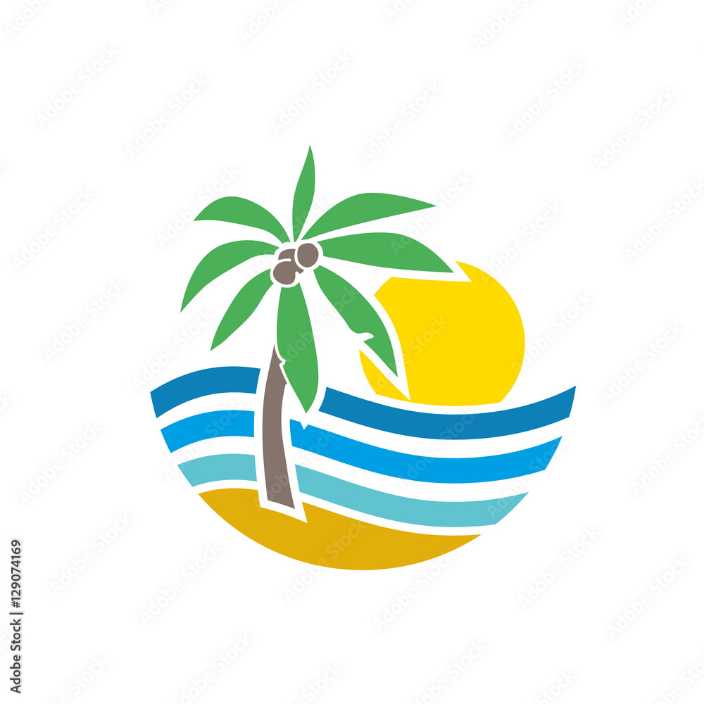Obraz premium vector logo Marine